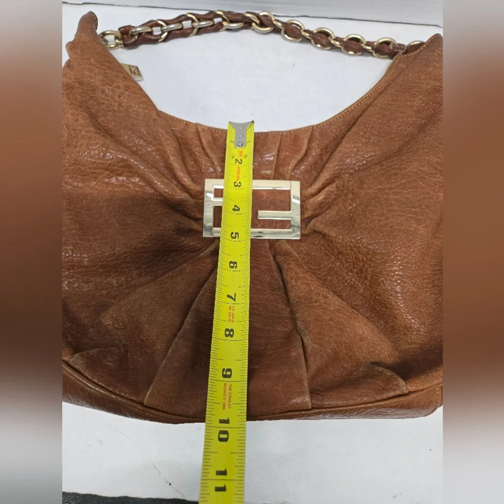 Fendi brown Leather Mia Hobo Bag - Picture 11 of 16